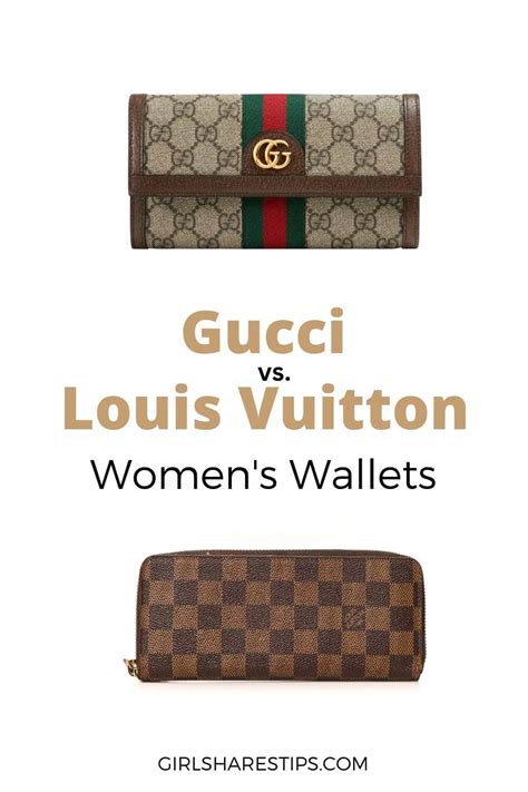 Gucci vs Louis Vuitton wallet